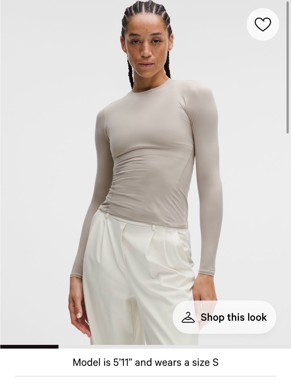 Lulu Lemon Wundermost Ultra-soft Nulu Crewneck longsleeve shirt